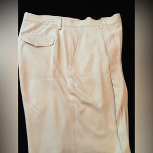 Bobby Chan Silk Cream Shorts